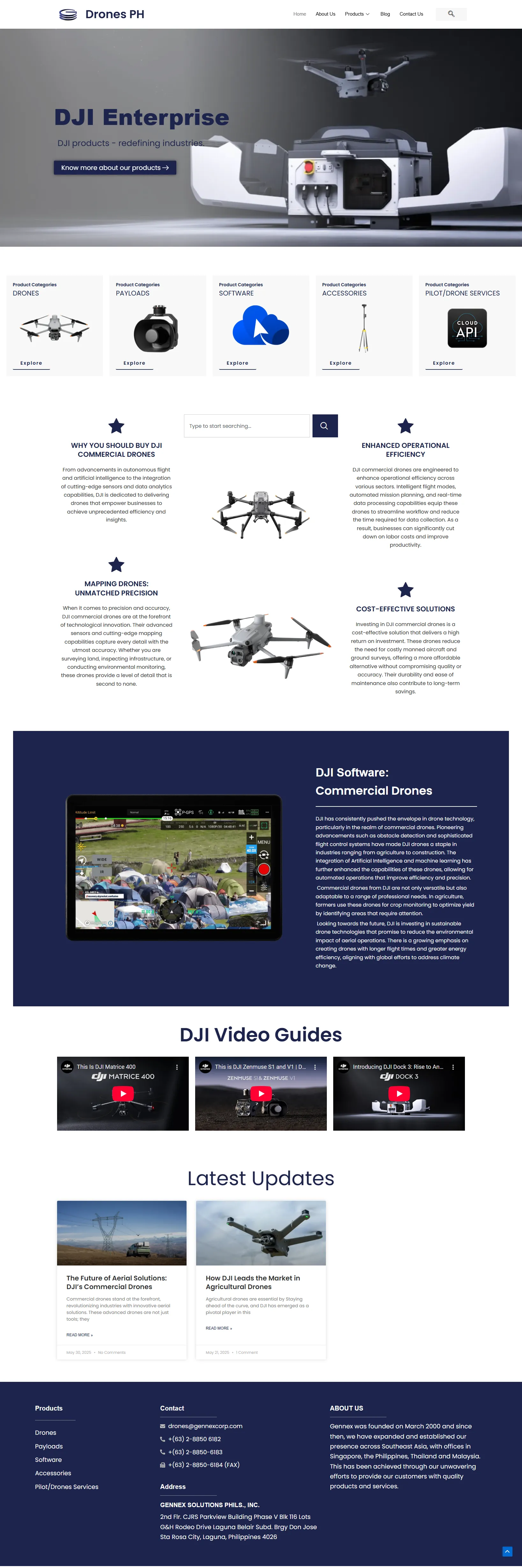 Neil DC | Web Specialist 360 provides web development service for DJI has consistently pushed the envelope in drone technology, particularly in the realm of commercial drones.