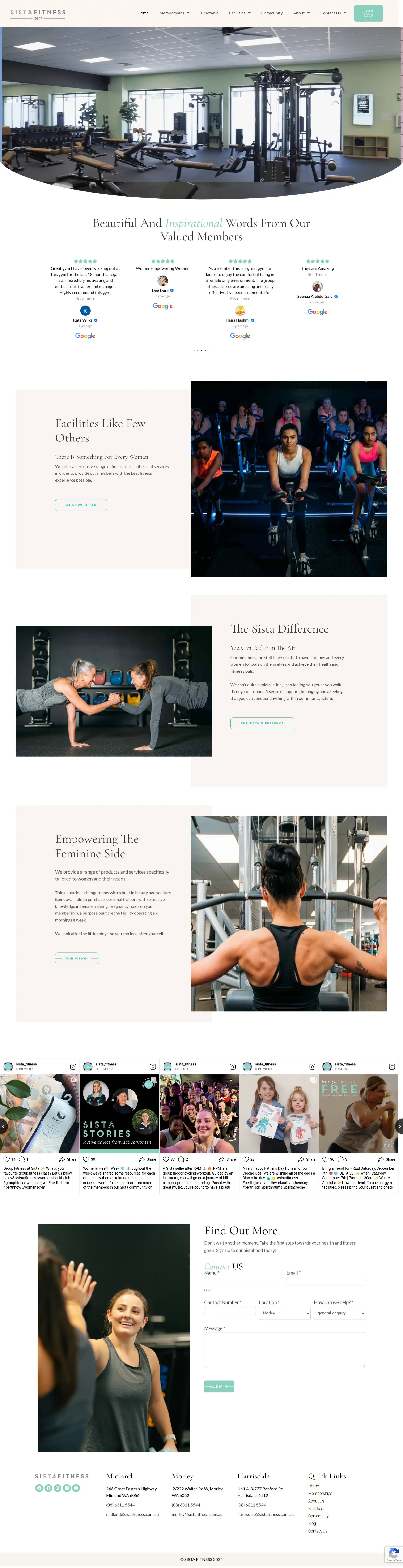 Neil DC | Web Specialist 360 providing web development service for Sista Fitness, From gym newbies to fitness fanatics; students to new mums to ladies approaching their later years; solo trainers to group class lovers